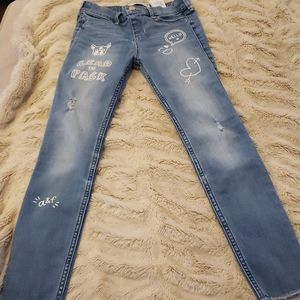 Abercrombie Kids pull on jeans leggings 9/10 slim